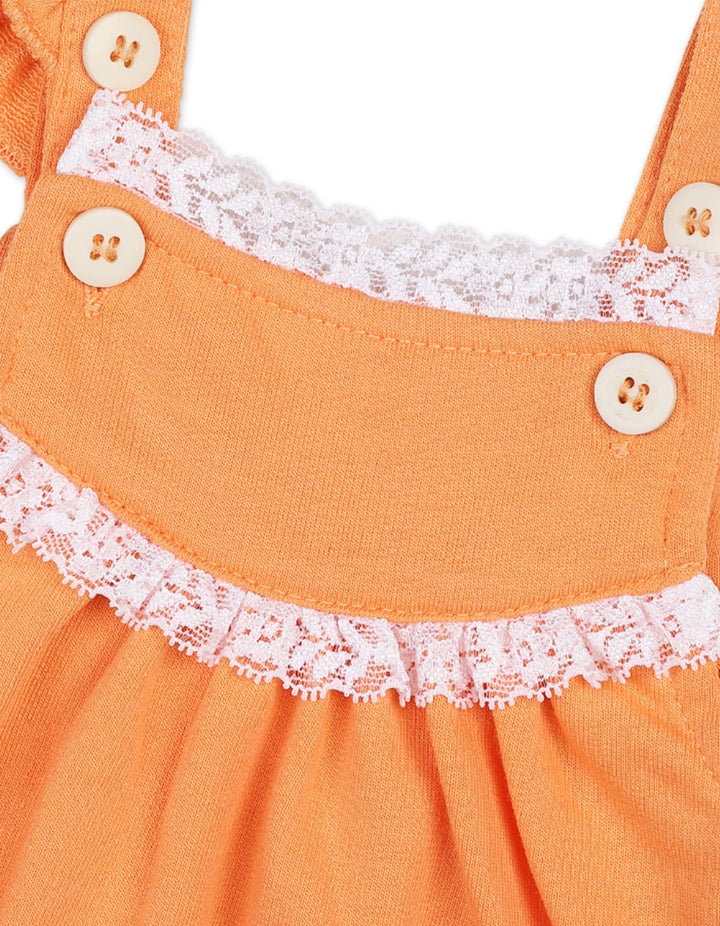 Baby Girls 2 Pieces Winter Suit Bambies Elephant Orange at Zubaidas Official Pakistan