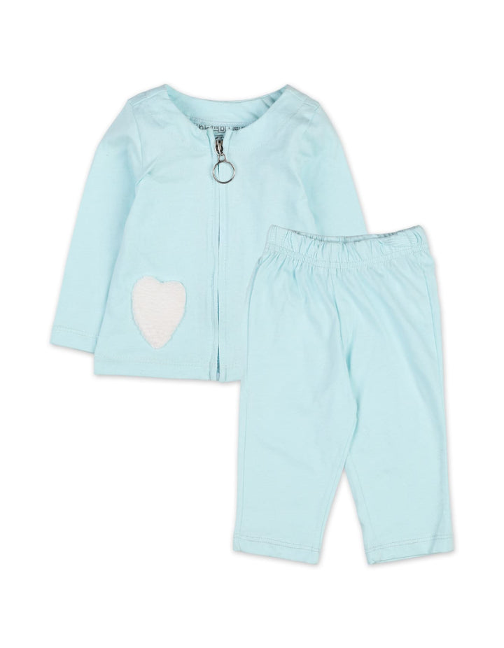 Baby Girls 2 Pieces Winter Suit Bambies Light Blue at Zubaidas