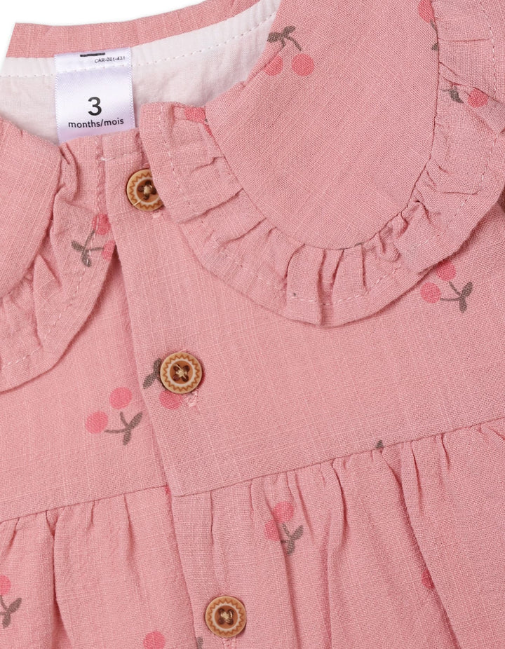 Baby Girls 2 Pieces Winter Suit Bambies Pink at Zubaidas Official Pakistan