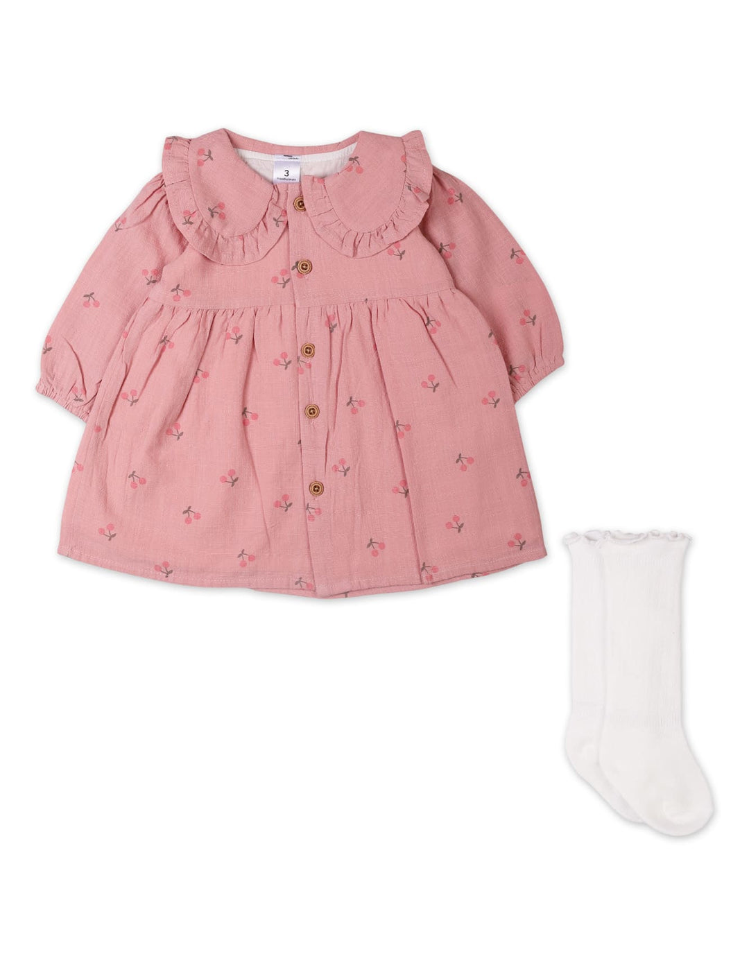 Baby Girls 2 Pieces Winter Suit Bambies Pink at Zubaidas