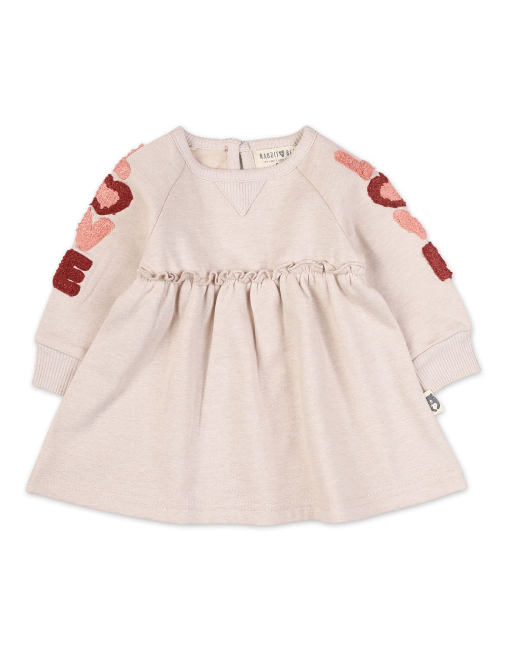 Baby Girls 2 Pieces Winter Suit Sets Bambies Beige and Pink at Zubaidas Pakistan