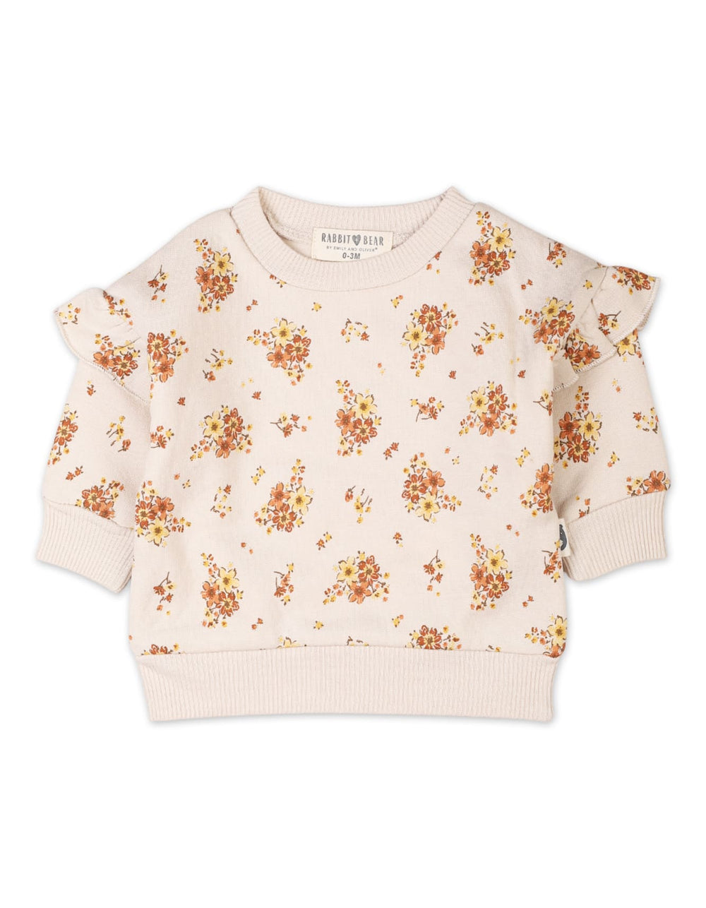 Baby Girls 2 Pieces Winter Suit Sets Bambies Cream and Rust at Zubaidas Pakistan