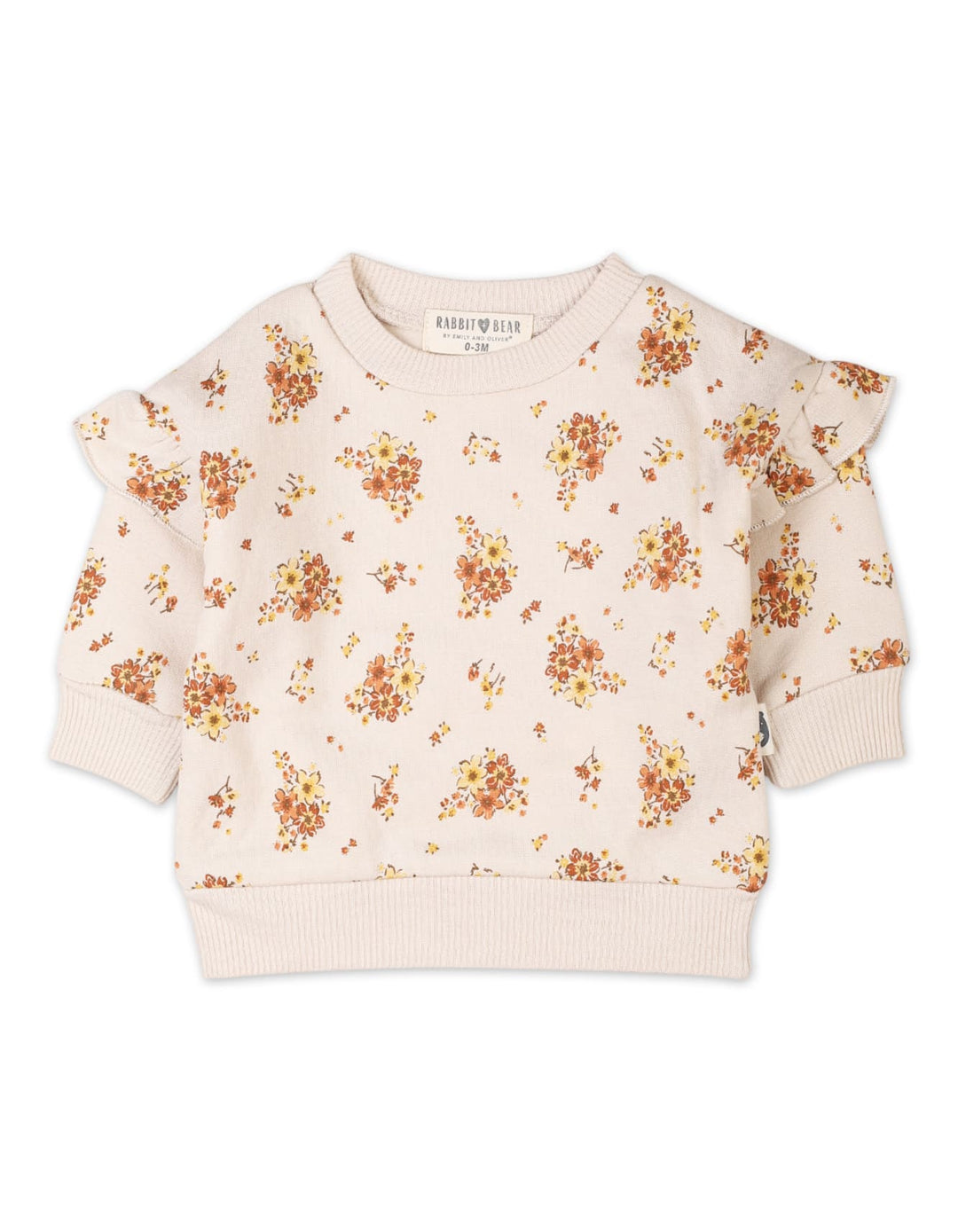 Baby Girls 2 Pieces Winter Suit Sets Bambies Cream and Rust at Zubaidas Pakistan