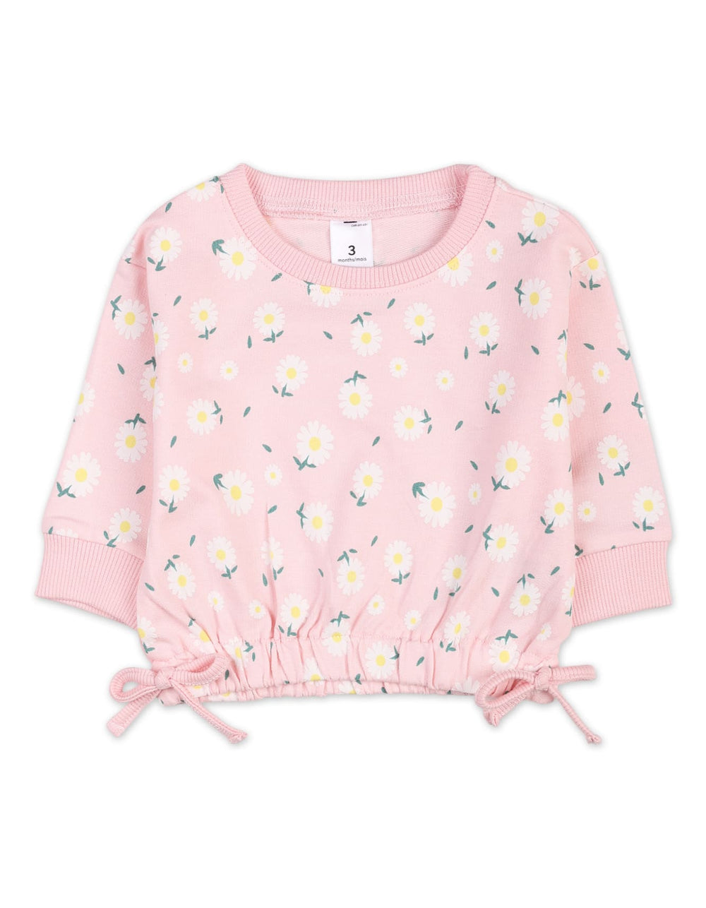 Baby Girls 2 Pieces Winter Suit Sets Bambies Floral Pink and Cream at Zubaidas Pakistan