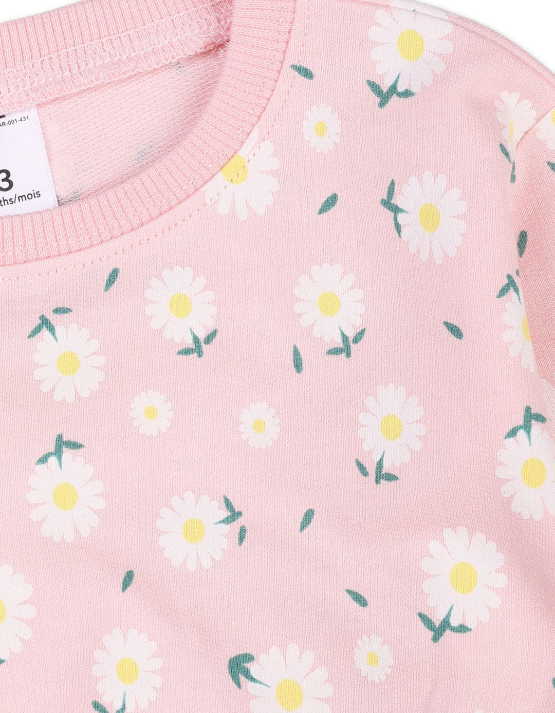 Baby Girls 2 Pieces Winter Suit Sets Bambies Floral Pink and Cream at Zubaidas - Pakistan’s No 1 and most trusted baby and kids store for over 50 years