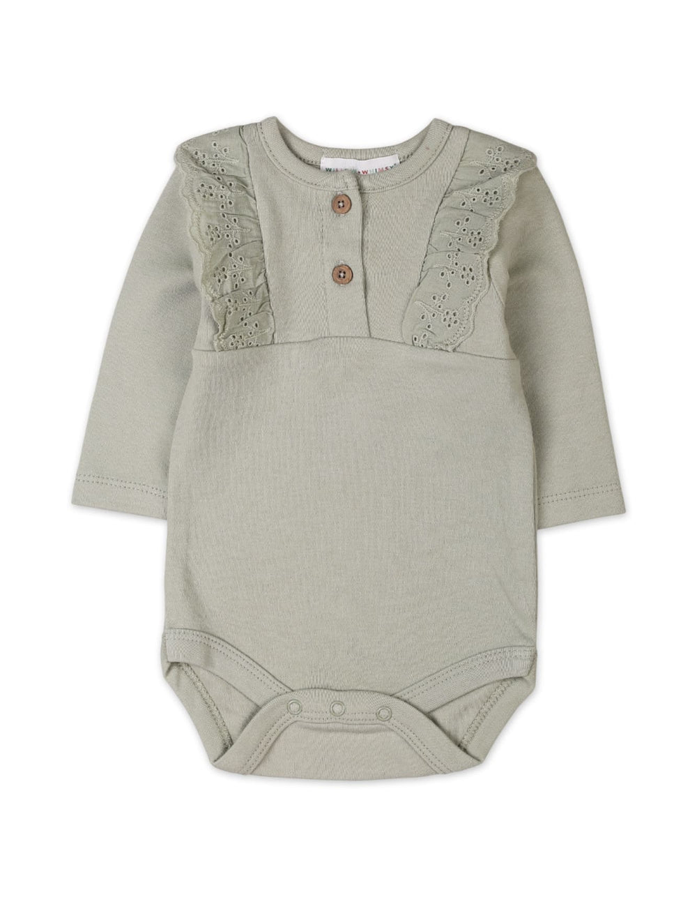 Baby Girls 3 Pieces Suit Sets Bambies Olive Green and Peach at Zubaidas Pakistan