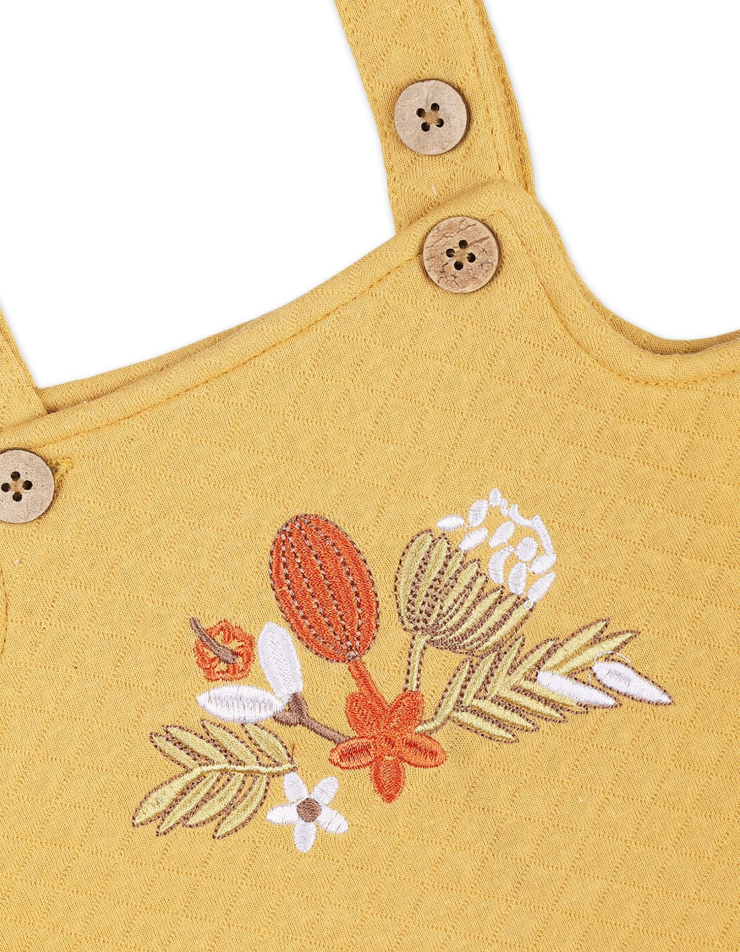 Baby Girls 3 Pieces Winter Fashion Bambies Floral Mustard at Zubaidas Online Baby Store Pakistan