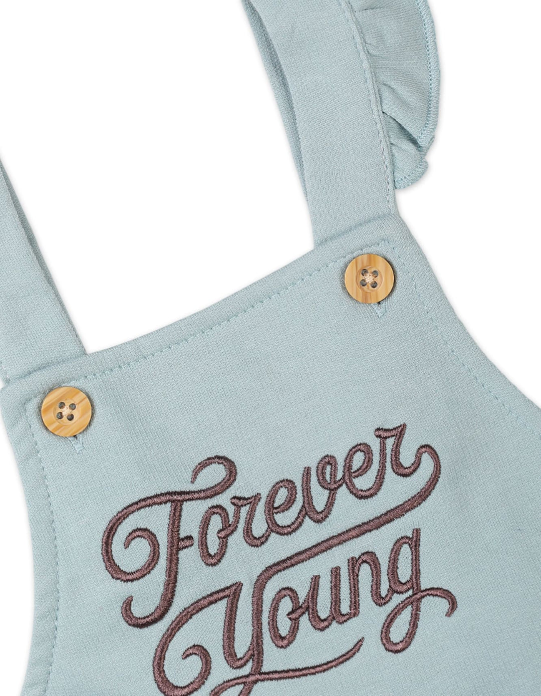 Baby Girls 3 Pieces Dungaree Winter Suit Sets Bambies Beige and Mint at Zubaidas Best Online Baby Store Pakistan