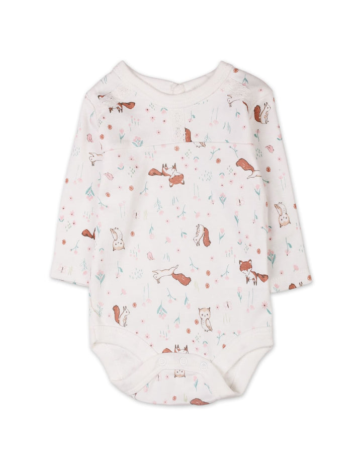 Baby Girls 3 Pieces Winter Suit Sets Bambies Brown and White at Zubaidas Pakistan