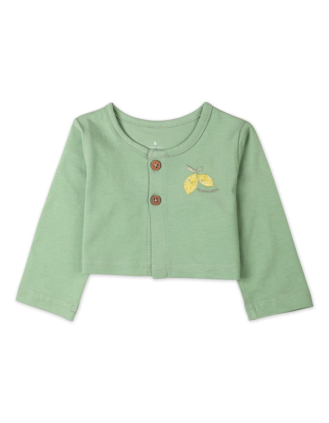 Baby Girls 3 Pieces Winter Suit Sets Bambies Floral Mint Green at Zubaidas Pakistan