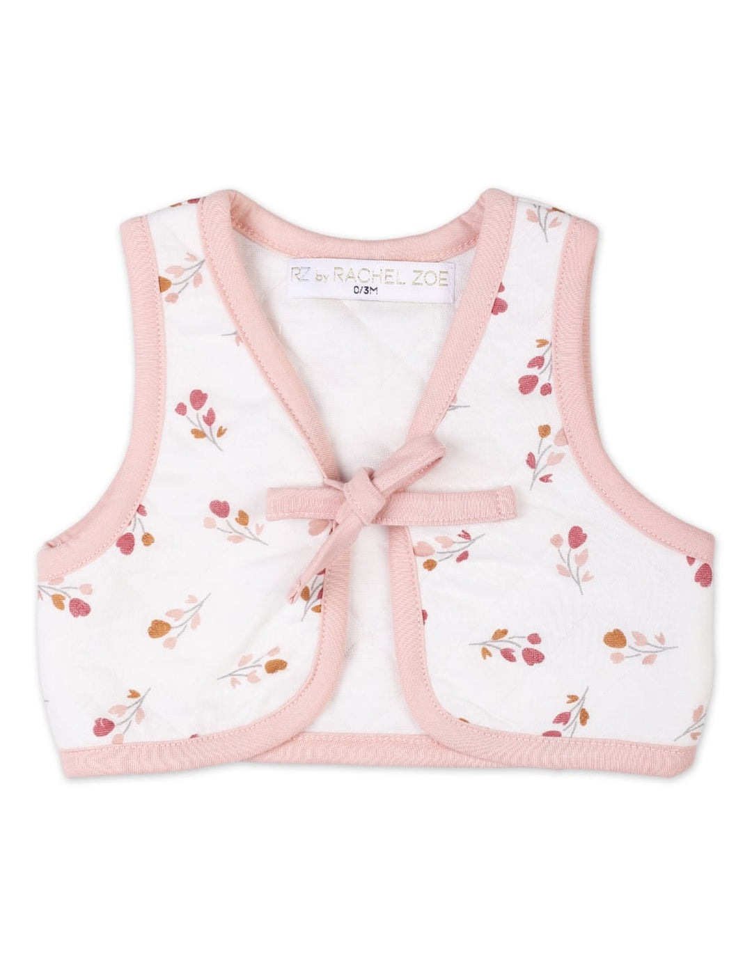 Baby Girls 3 Pieces Winter Suit Sets Bambies Floral Pink and Grey at Zubaidas Official Pakistan