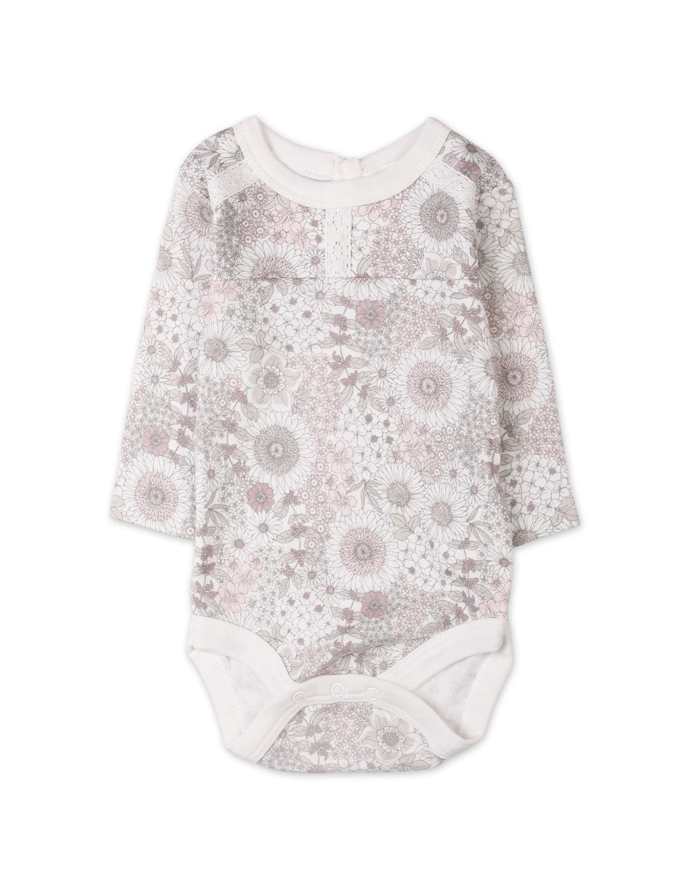 Baby Girls 3 Pieces Winter Suit Sets Bambies Floral Pink at Zubaidas Pakistan