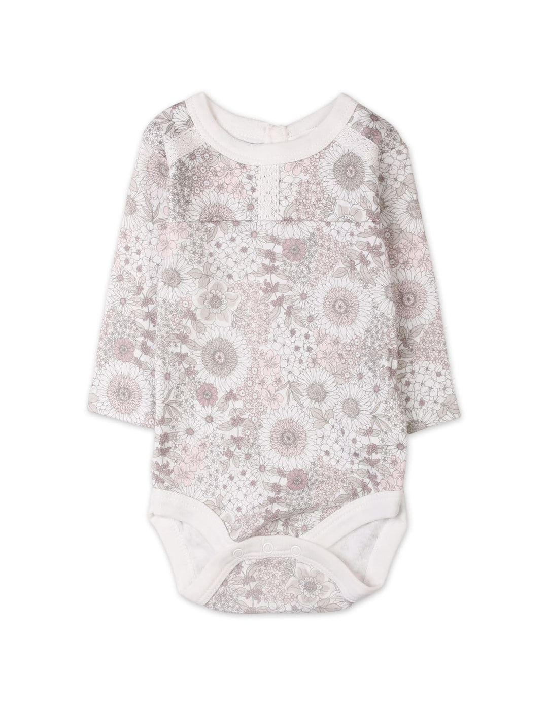 Baby Girls 3 Pieces Winter Suit Sets Bambies Floral Pink at Zubaidas Pakistan