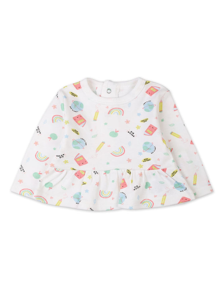 Baby Girls 3 Pieces Winter Suit Sets Bambies Pink and White at Zubaidas Pakistan