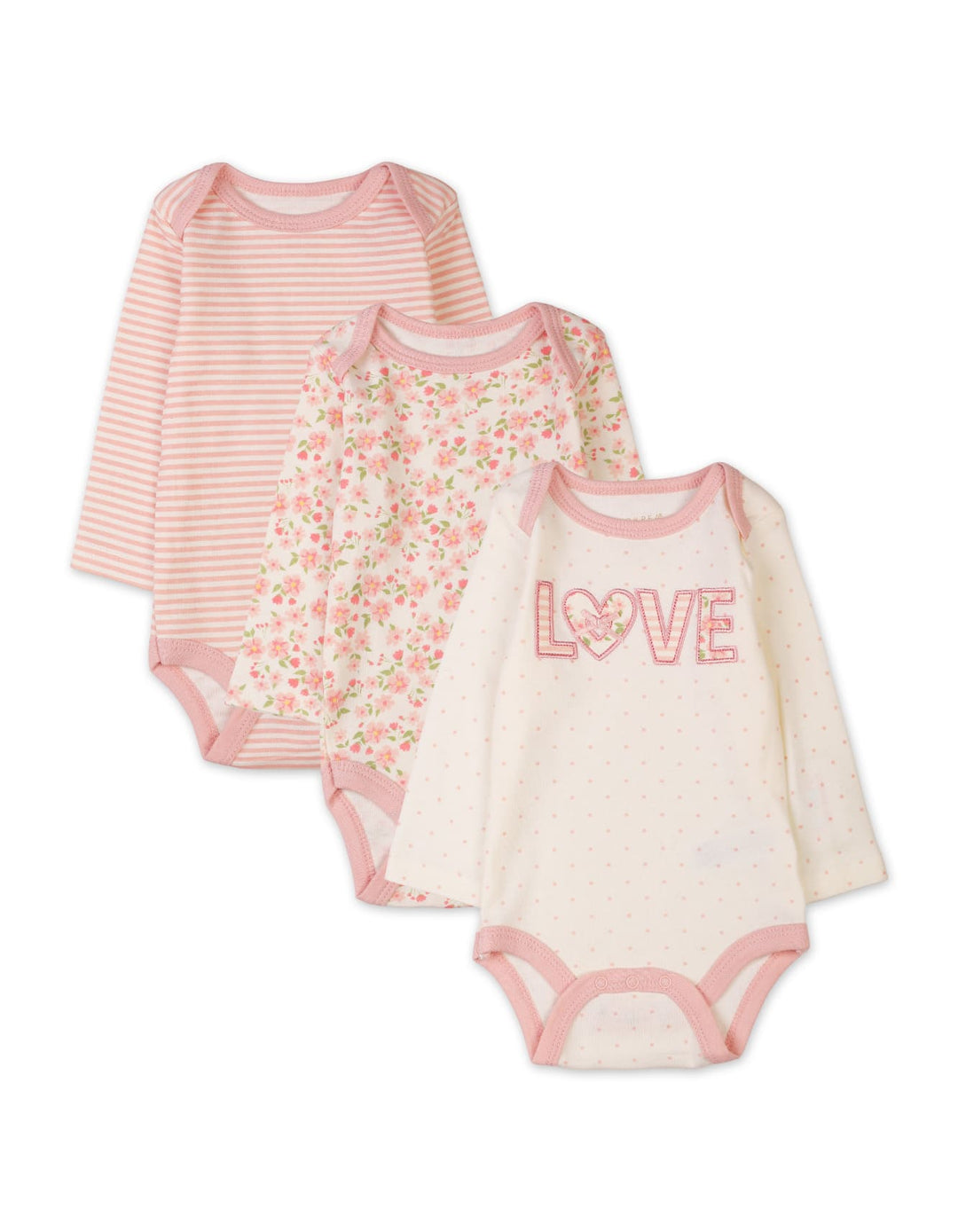 Baby Girls 3 Pieces Winter Suit Sets Bambies Pink at Zubaidas