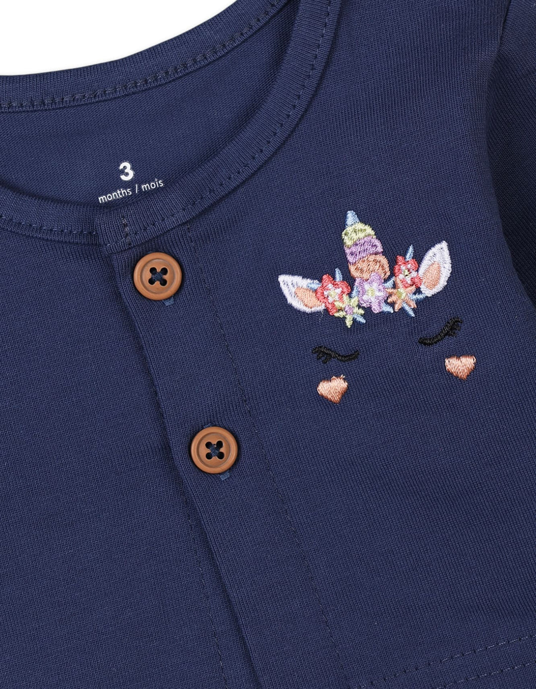 Baby Girls 3 Pieces Winter Suit Sets Bambies Rainbow Navy at Zubaidas - Pakistan’s No 1 and most trusted baby and kids store for over 50 years