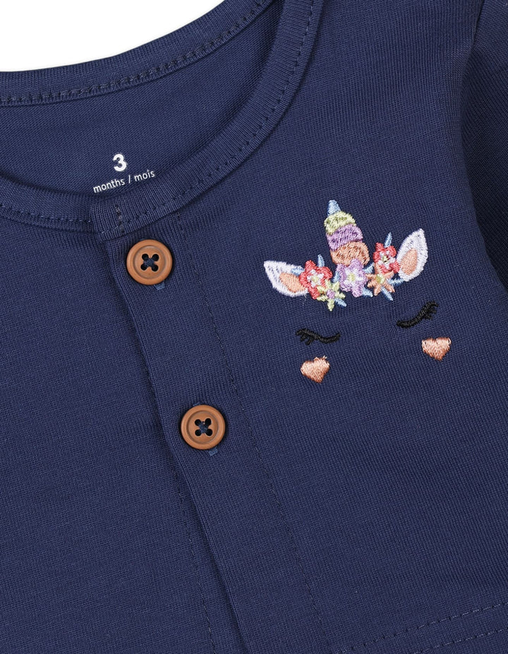 Baby Girls 3 Pieces Winter Suit Sets Bambies Rainbow Navy at Zubaidas - Pakistan’s No 1 and most trusted baby and kids store for over 50 years