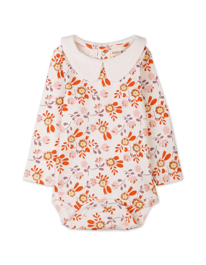 Baby Girls 3 Pieces Winter Suit Sets with Red Pinafore and Floral Bodysuit by Bambies at Zubaidas Pakistan