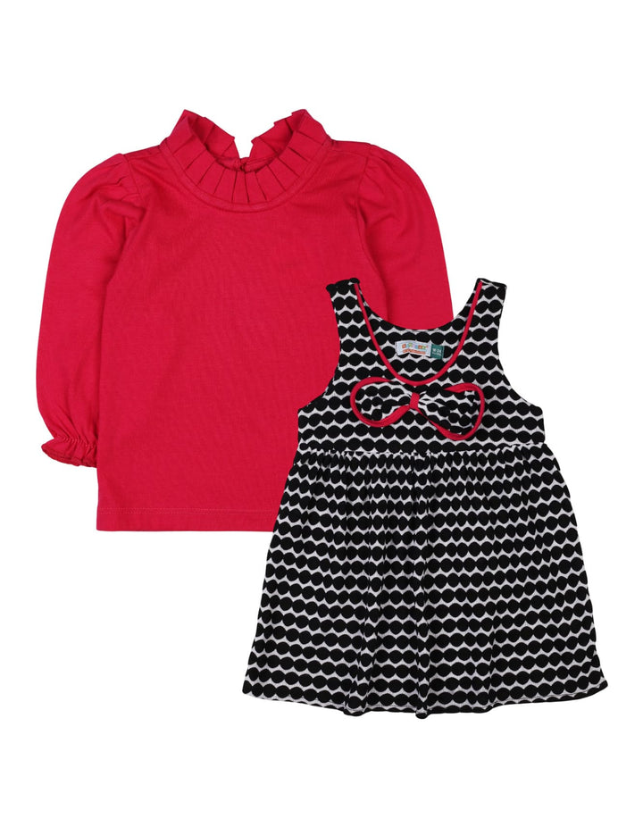 Baby Girls and Girls Winter 2 Pieces Outfit Sets Bambies Shocking Pink at Zubaidas