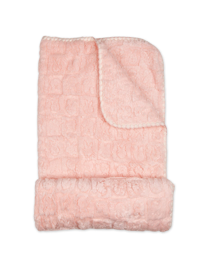 Baby Girls Blanket Bunny Pink at Zubaidas