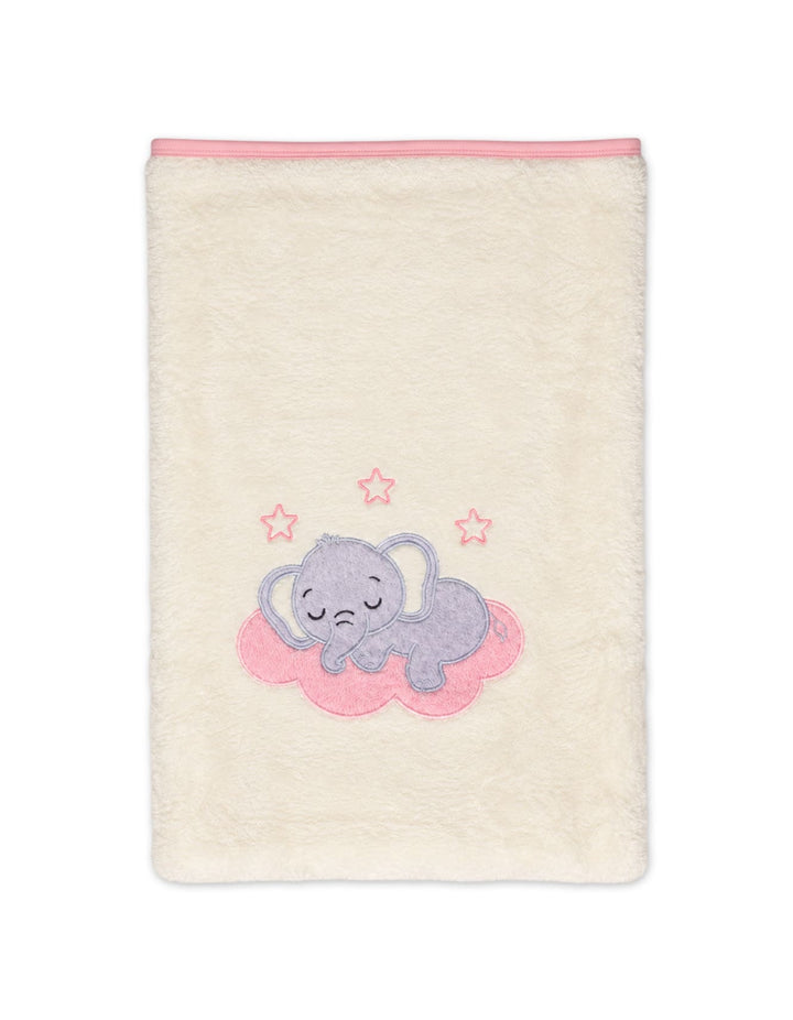 Baby Girls Blanket Elephant Off White at Zubaidas Online Pakistan