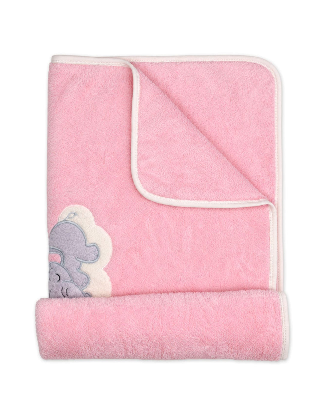 Baby Girls Blanket Elephant Pink at Zubaidas
