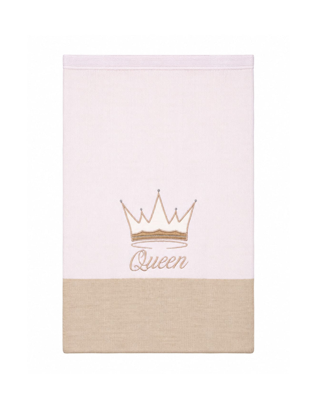 Baby Girls Blanket Queen Beige and White at Zubaidas
