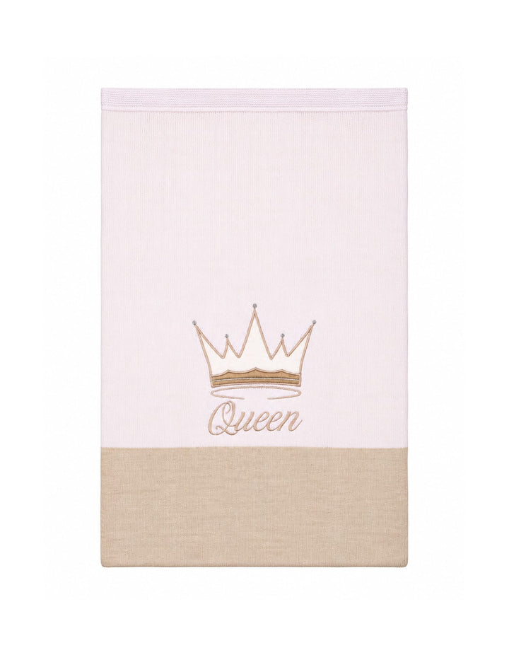 Baby Girls Blanket Queen Beige and White at Zubaidas