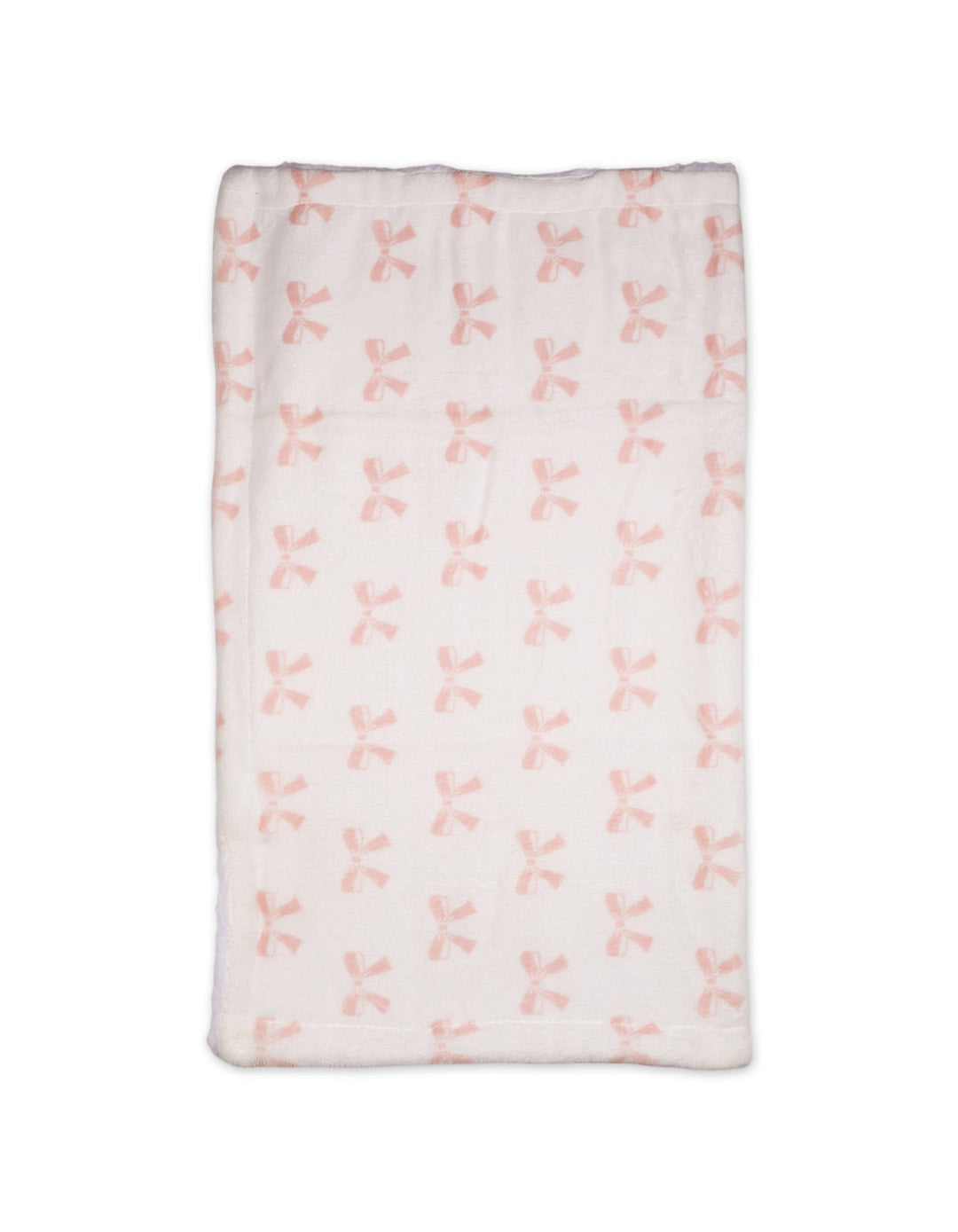 Baby Girls Blanket Sherpa Fleece Pink Bows at Zubaidas Official Pakistan