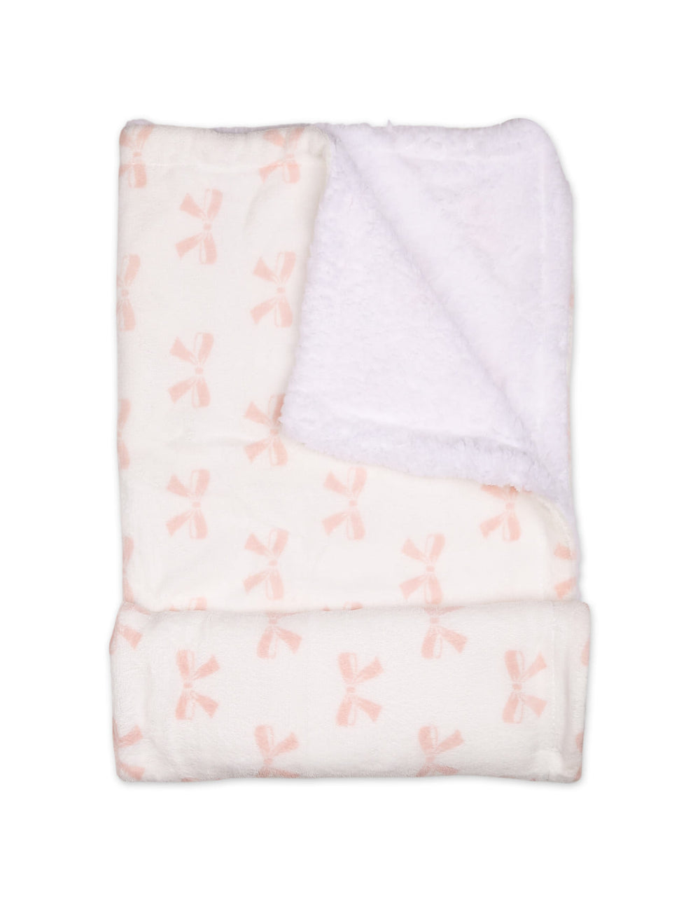 Baby Girls Blanket with Stuff Toy Pink Bows Bear at Zubaidas Official Pakistan