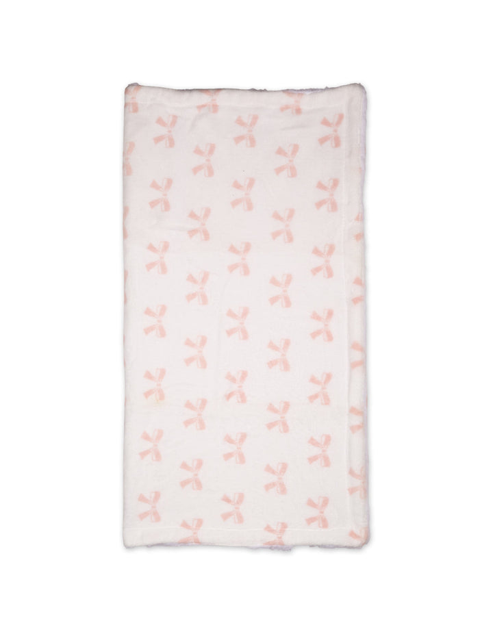 Baby Girls Blanket with Stuff Toy Pink Bows Bear at Zubaidas Online Pakistan