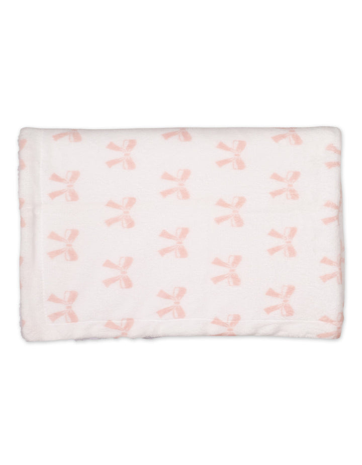 Baby Girls Blanket with Stuff Toy Pink Bows Bear at Zubaidas Best Online Baby and Kids Store in Pakistan