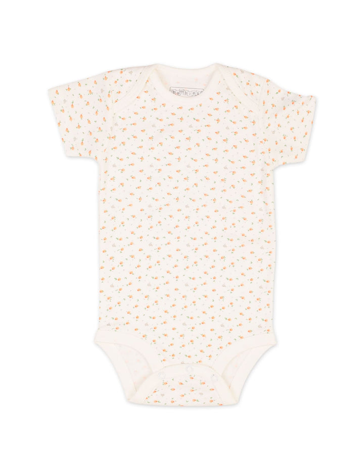 Baby Girls Bodysuit Pack of 3 Bambies Peach Floral at Zubaidas Online Pakistan