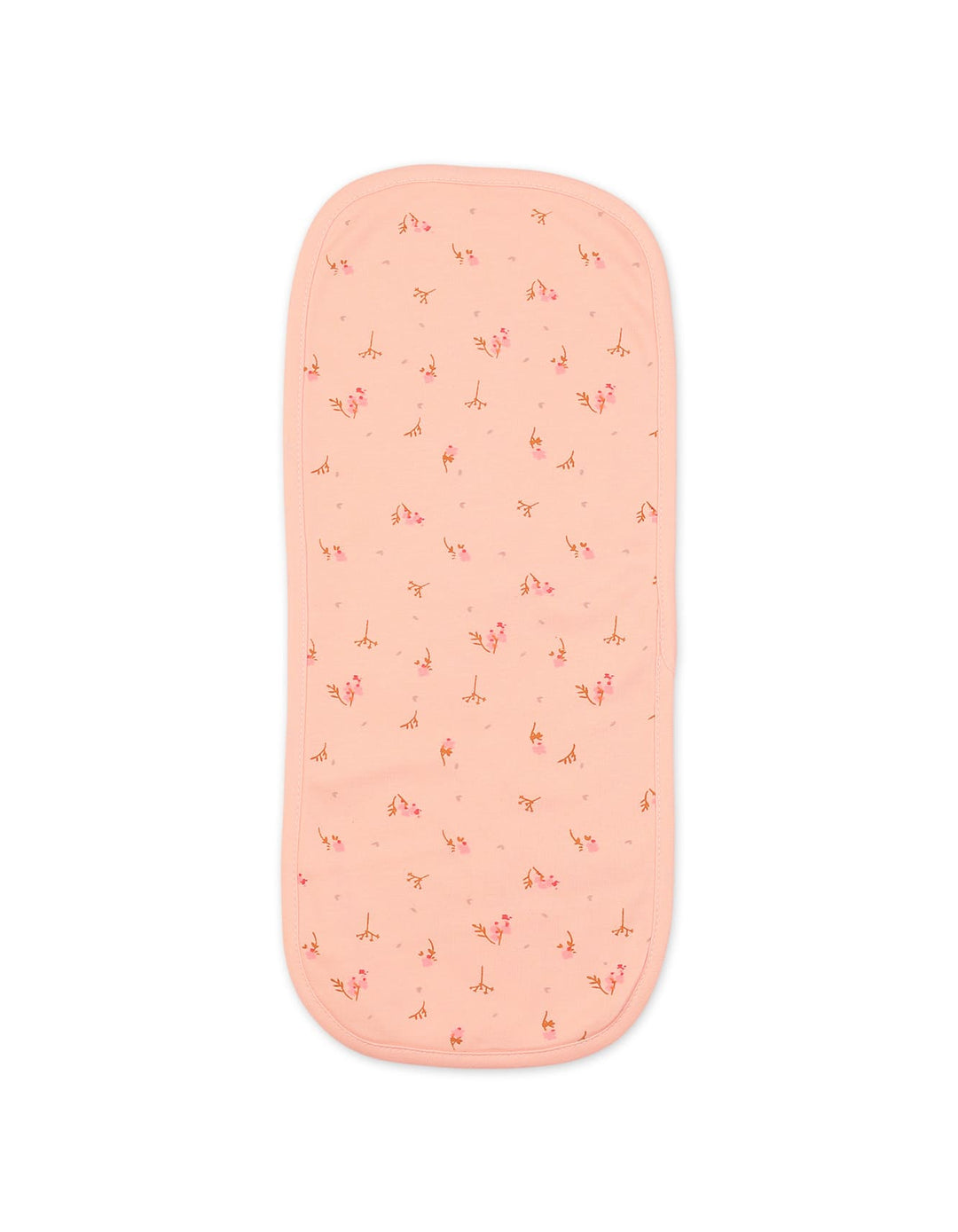Baby Girls Burp Cloths Pack of 3 Bambies Peach Floral at Zubaidas Official Pakistan