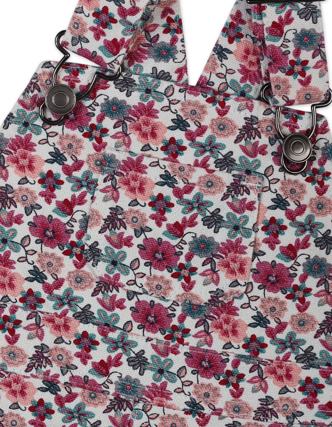 Baby Girls Dungaree Suit Sets Bambies Floral Mint at Zubaidas - Pakistan's No. 1 and most trusted baby and kids store for over 50 years