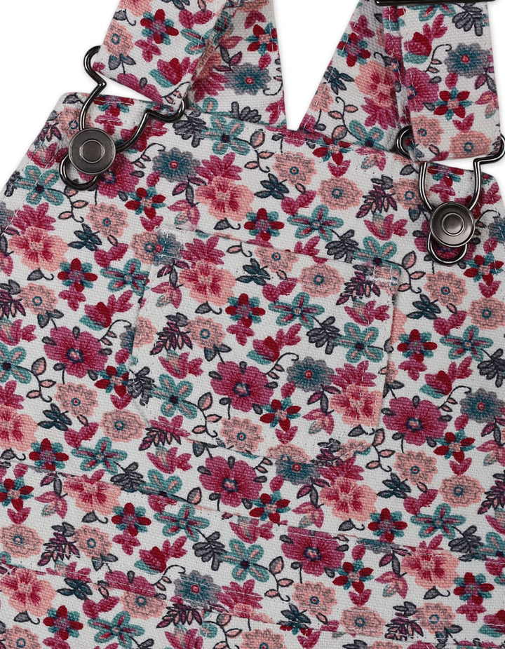 Baby Girls Dungaree Suit Sets Bambies Floral Mint at Zubaidas - Pakistan's No. 1 and most trusted baby and kids store for over 50 years