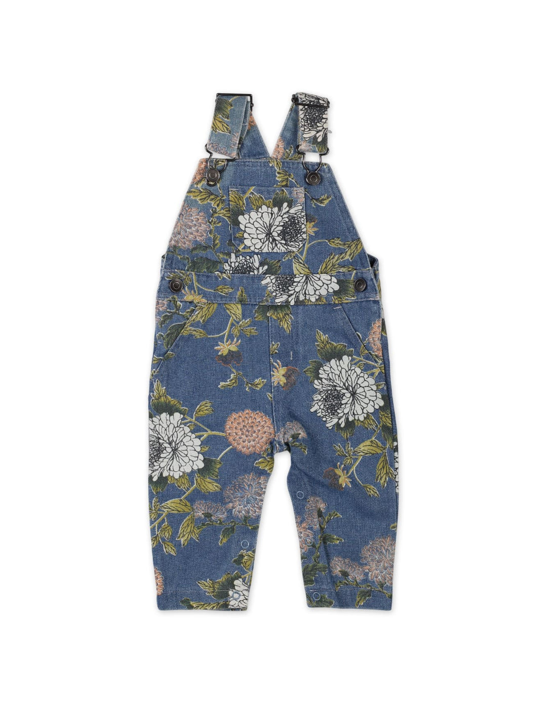 Baby Girls Dungaree Suit Sets Bambies Floral Peach at Zubaidas - Pakistan's No. 1 and most trusted baby and kids store for over 50 years