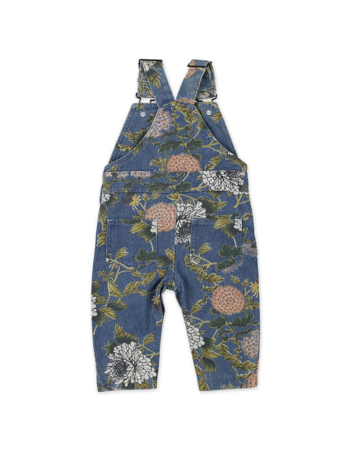 Baby Girls Dungaree Suit Sets Bambies Floral Peach at Zubaidas - Pakistan's No. 1 and most trusted baby and kids store for over 50 years