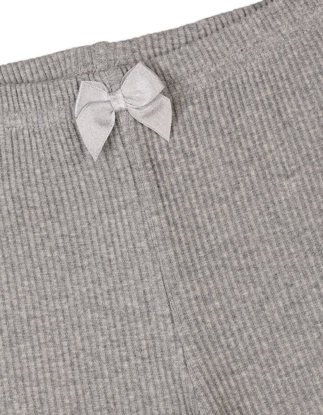 Baby Girls Everyday Wear Trousers Bambies Bow Grey at Zubaidas Pakistan