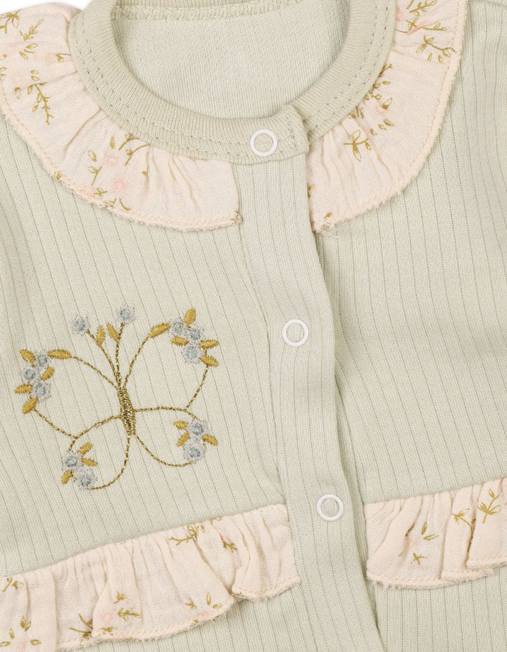 Baby Girls Gift Set Butterfly Green Premium Turkish Collection at Zubaidas Official Pakistan