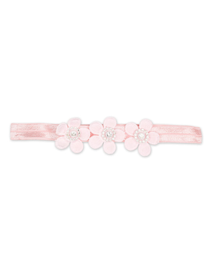Baby Girls Headband and Socks Set Flower Pink at Zubaidas Online Pakistan