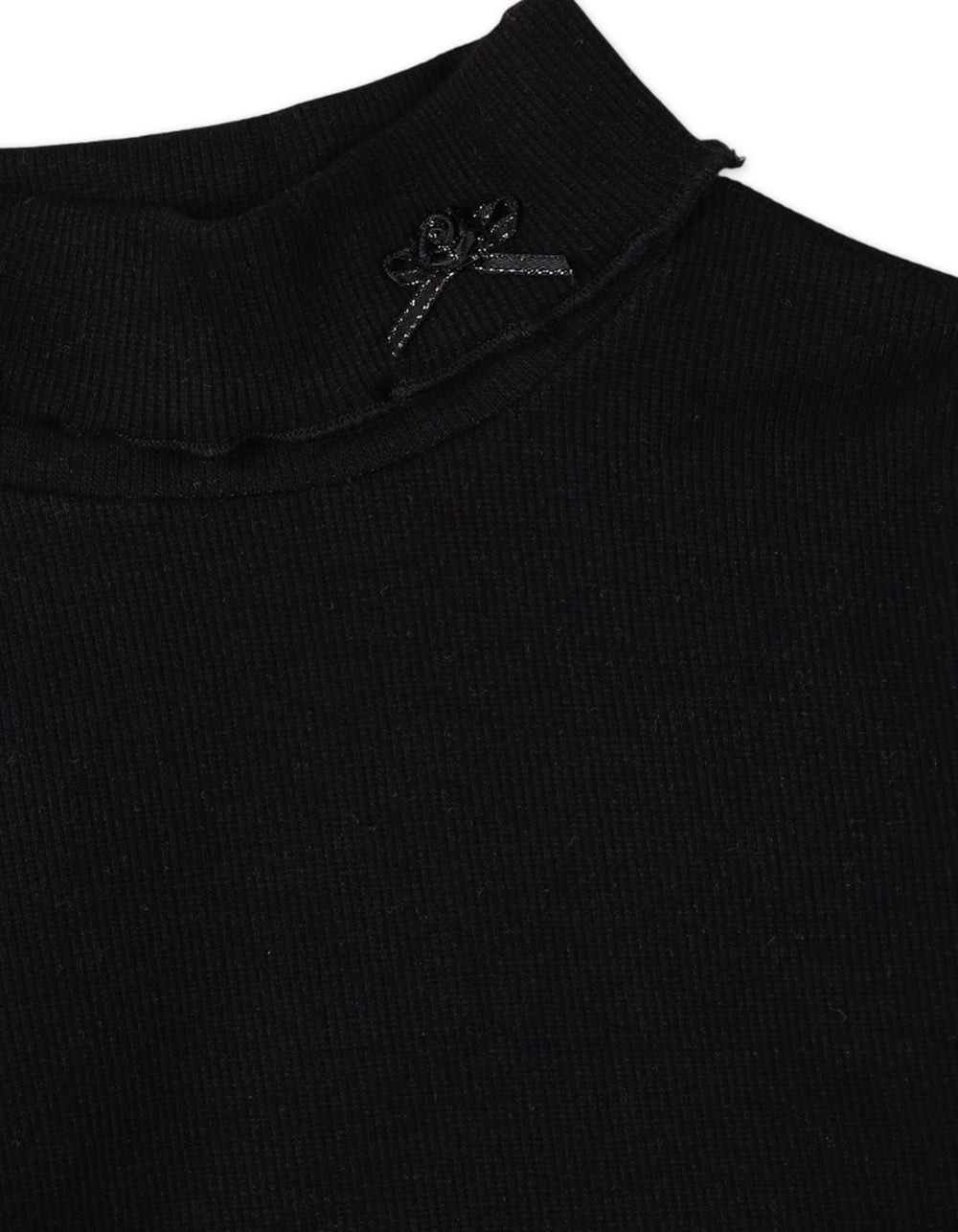 Baby Girls High Neck Bambies Bow Black at Zubaidas Pakistan