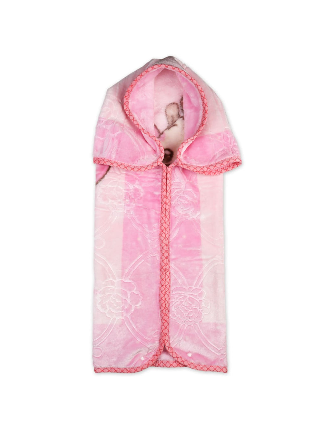 Baby Girls Hooded Zipper Blanket Bambies Giraffe Character at Zubaidas
