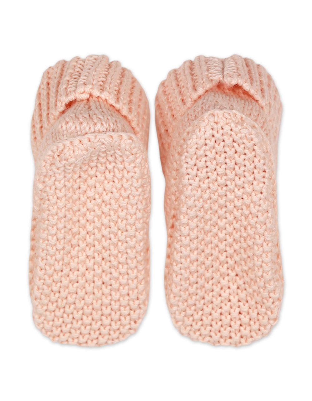 Baby Girls Knitted Booties Peach at Zubaidas Official Pakistan