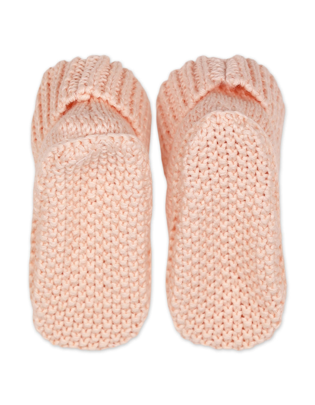 Baby Girls Knitted Booties Peach at Zubaidas Official Pakistan