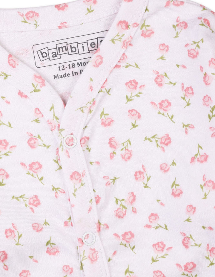 Baby Girls Night Suits Bambies Floral Print at Zubaidas Official Pakistan