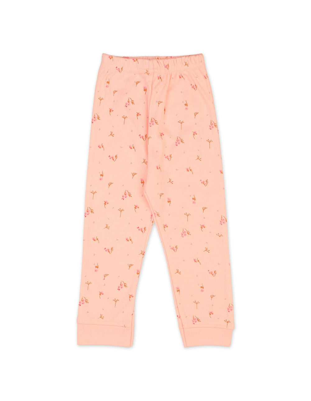 Baby Girls Pajama Pack of 2 Bambies Peach Floral at Zubaidas Official Pakistan