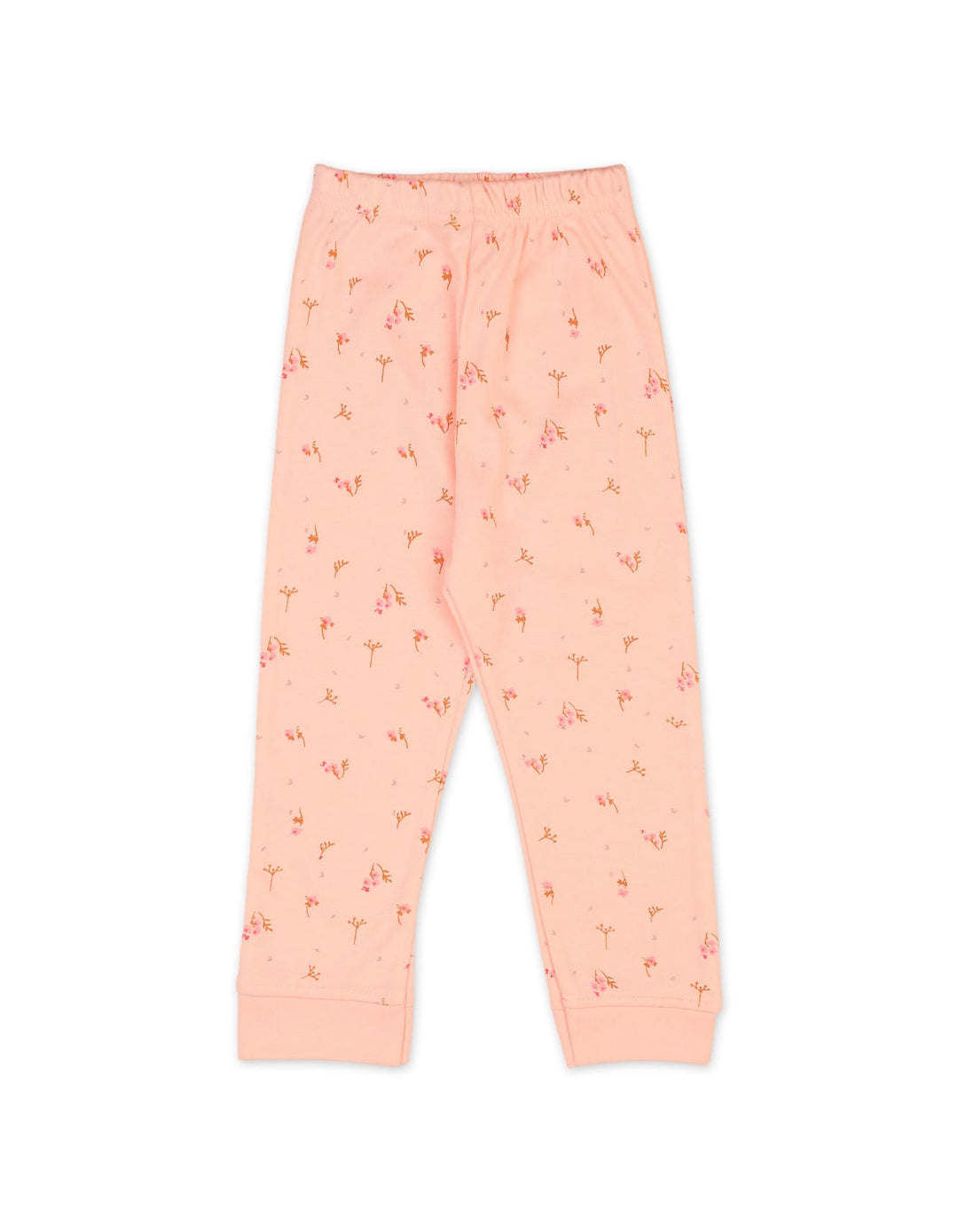 Baby Girls Pajama Pack of 2 Bambies Peach Floral at Zubaidas Official Pakistan
