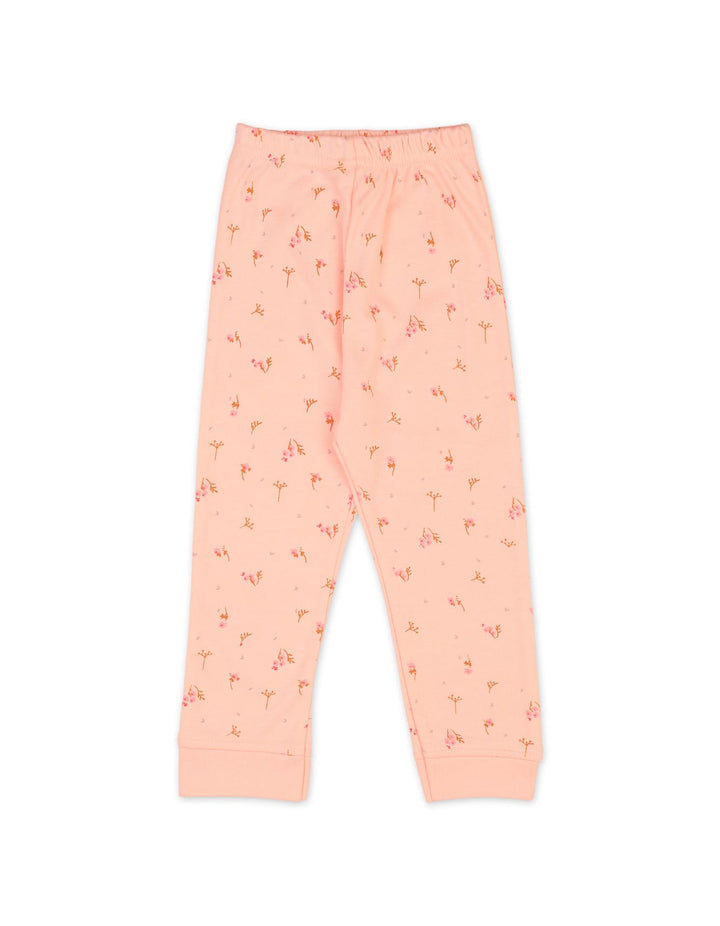 Baby Girls Pajama Pack of 2 Bambies Peach Floral at Zubaidas Official Pakistan