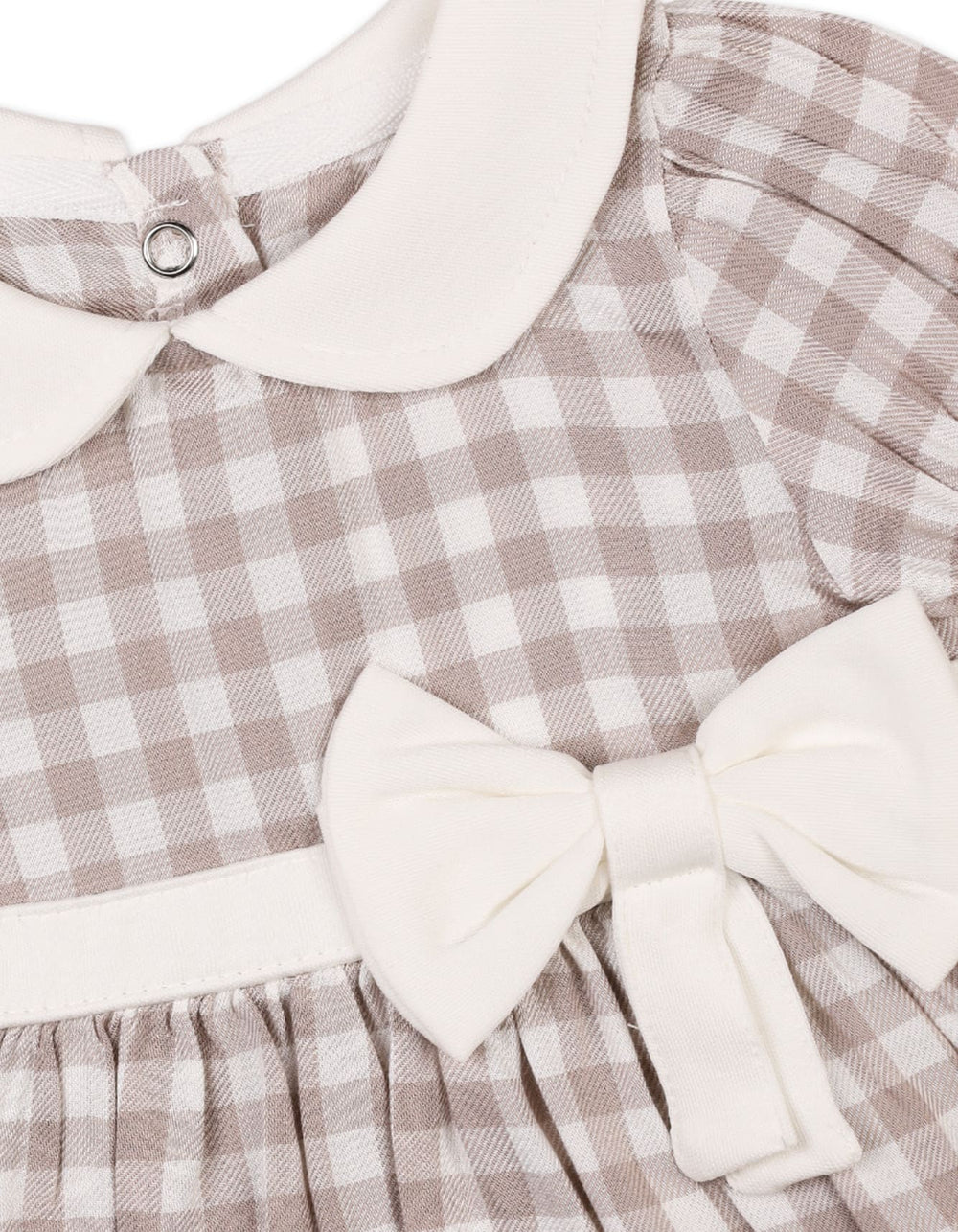 Baby Girls Summer Dress Grey White Premium Turkish Collection at Zubaidas Online Pakistan